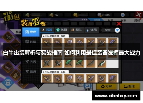 白牛出装解析与实战指南 如何利用最佳装备发挥最大战力